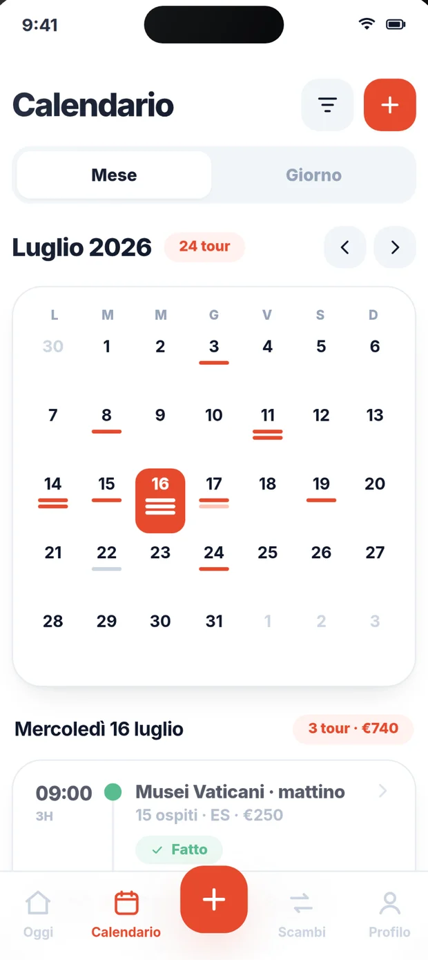 Calendario AskTour