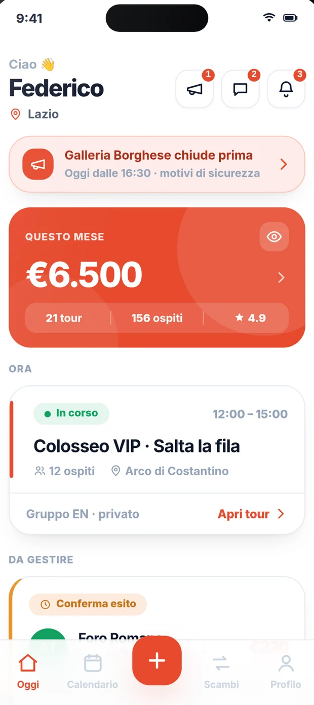 AskTour — la tua giornata